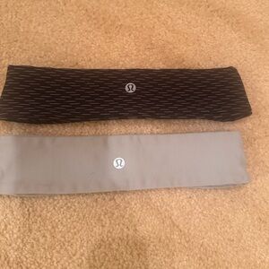 lululemon athletica Black and Gray Headbands